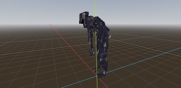 Robot Low-poly 3D model_3