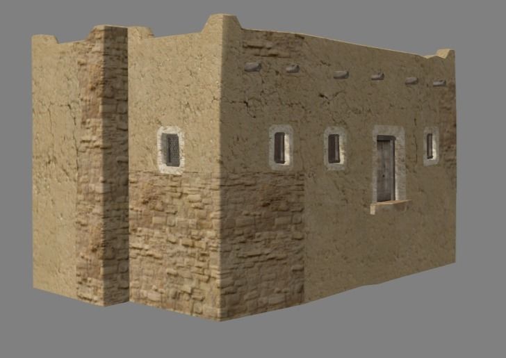 Arabian - House Collection Low-poly 3D model_18