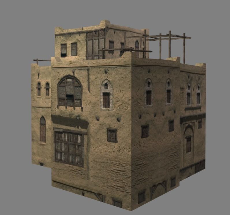Arabian - House Collection Low-poly 3D model_25