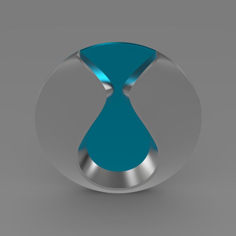 Denza Logo 3D model_5