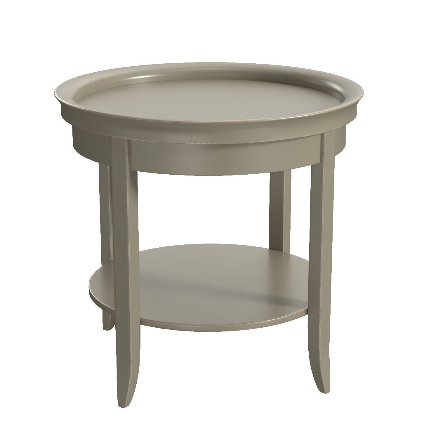 Aberta Traditional Accent Table 3D model_5