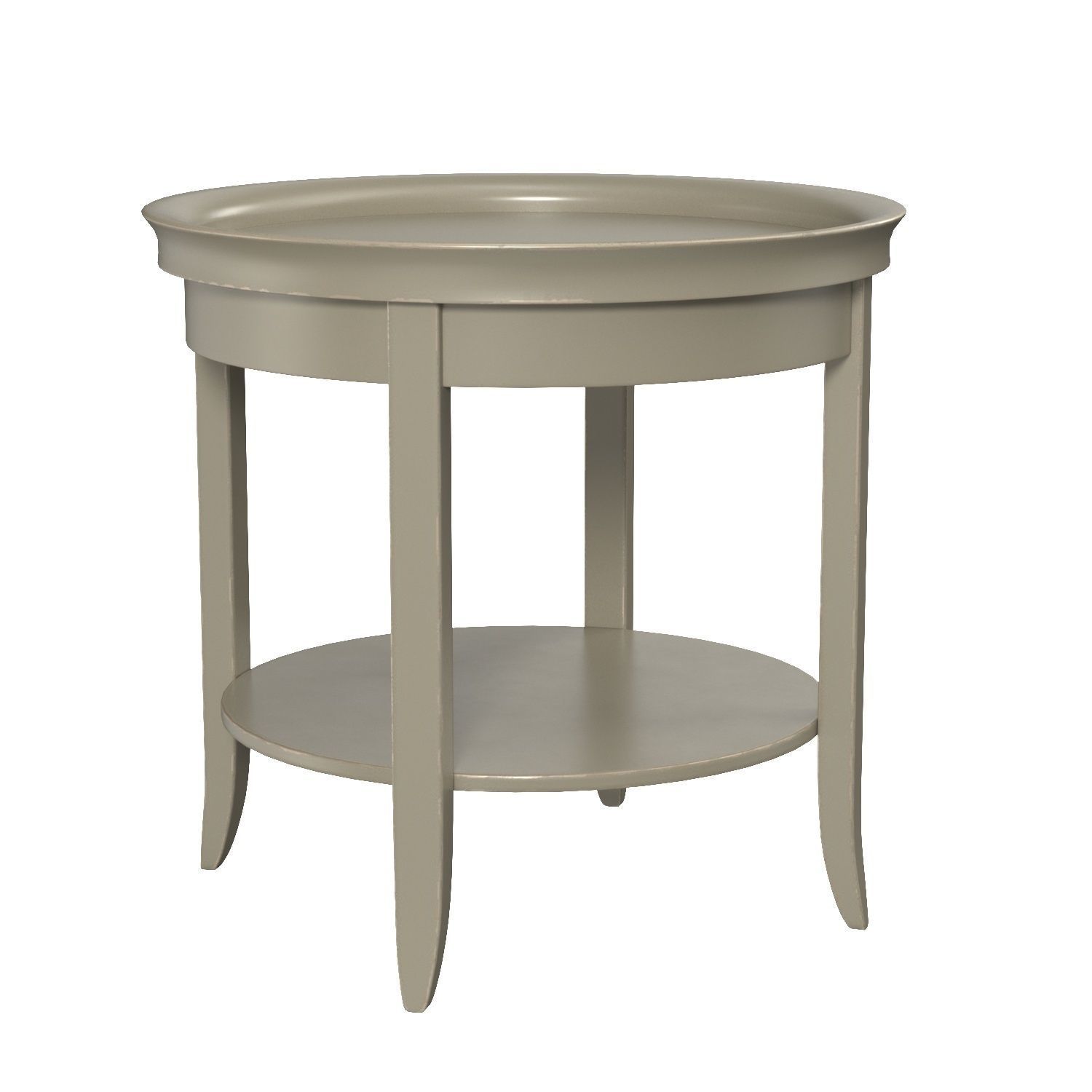 Aberta Traditional Accent Table 3D model_1