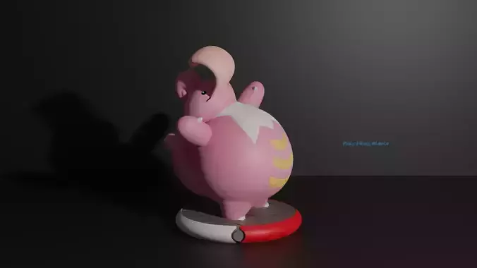 Lickilicky pokemon 3D print model 3D print model