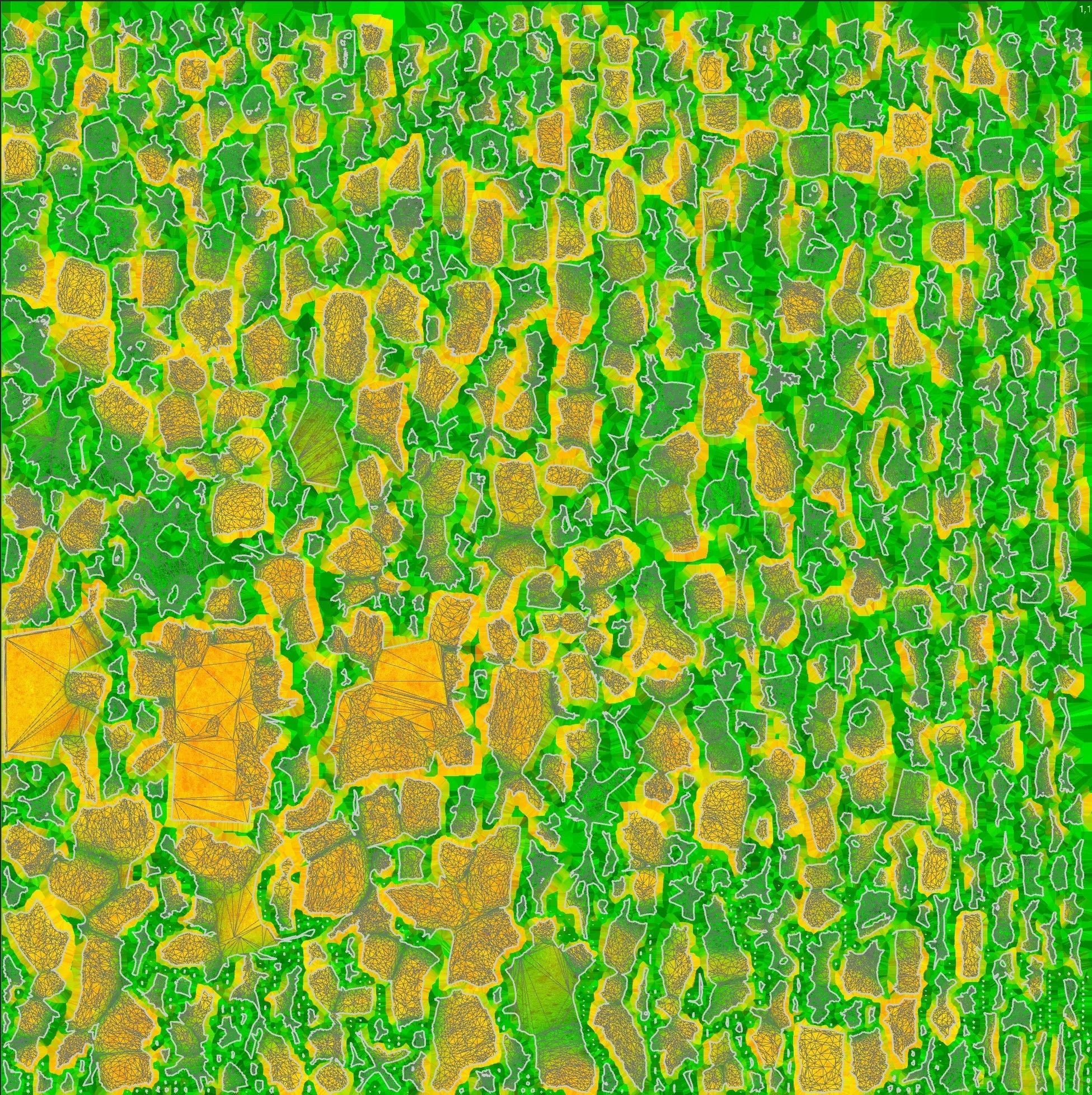 Country Style Walls Low-poly 3D model_10