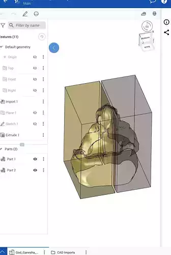 Ganesha core and cavity