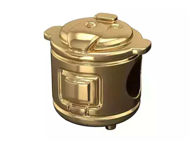 Rice cooker bead charm 3D print model