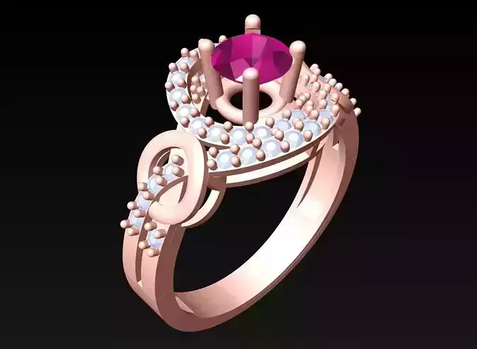 Diamond Ring - Womens Rings - SN843