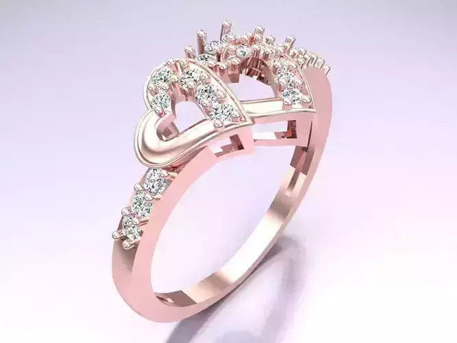 Heart Ring - Womens Rings - SN849