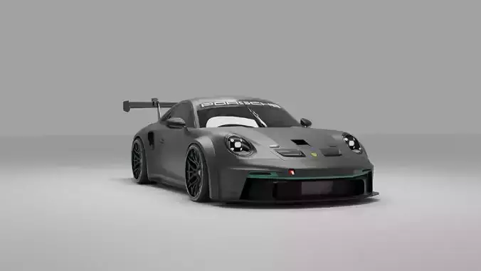 Porsche 911 GT3 rs - Mansory Low-poly 3D model