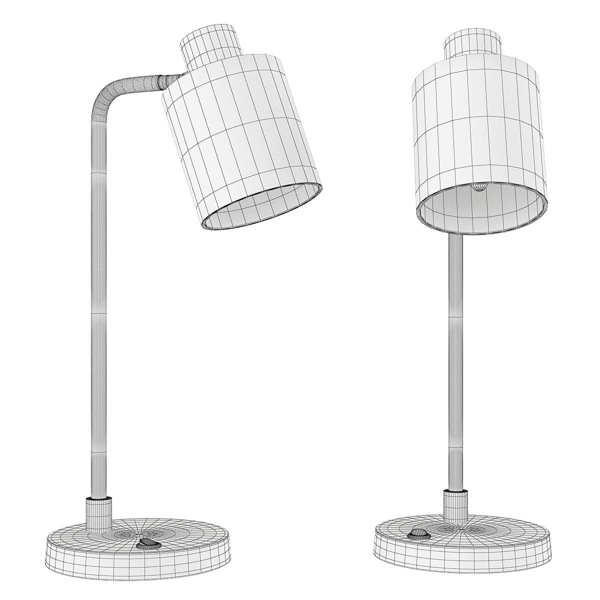 Carson Carrington Saittajarvi Table Lamp Low-poly 3D model_1