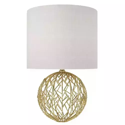 Modern Gold Lattice Table Lamp