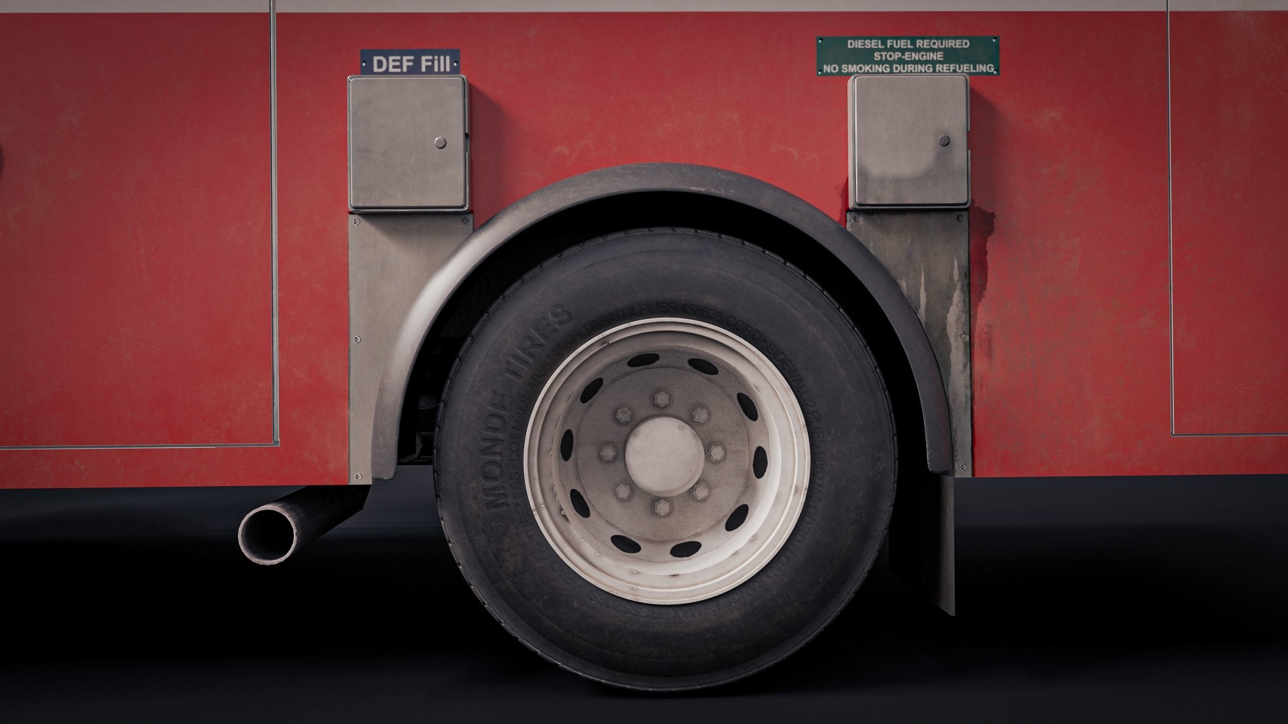 Ambulance 3D Model  Low-poly 3D model_7