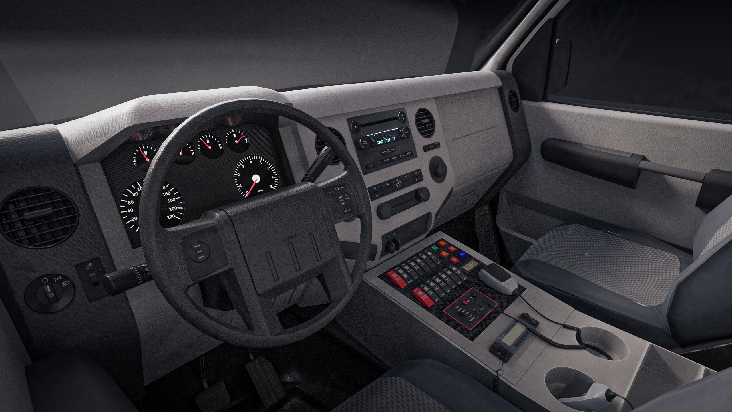 Ambulance 3D Model  Low-poly 3D model_10