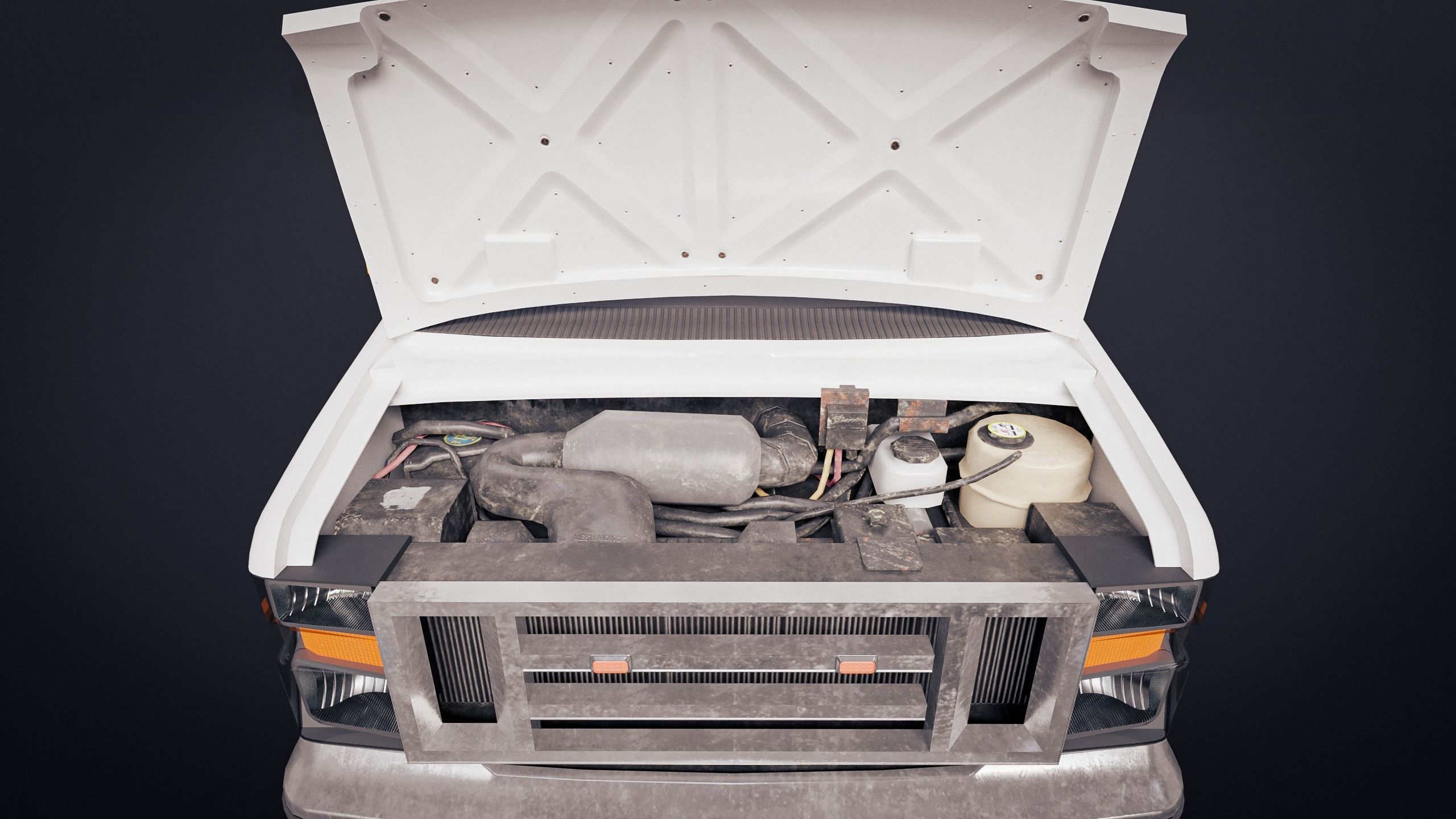 Ambulance 3D Model  Low-poly 3D model_6