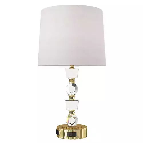 Antique Brass Gold Touch Control Nightstand  Lamp