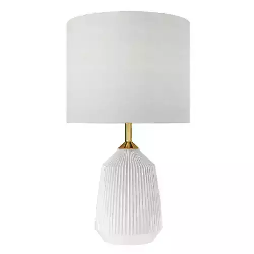 Bridget Ceramic Linen Shade Table Lamp