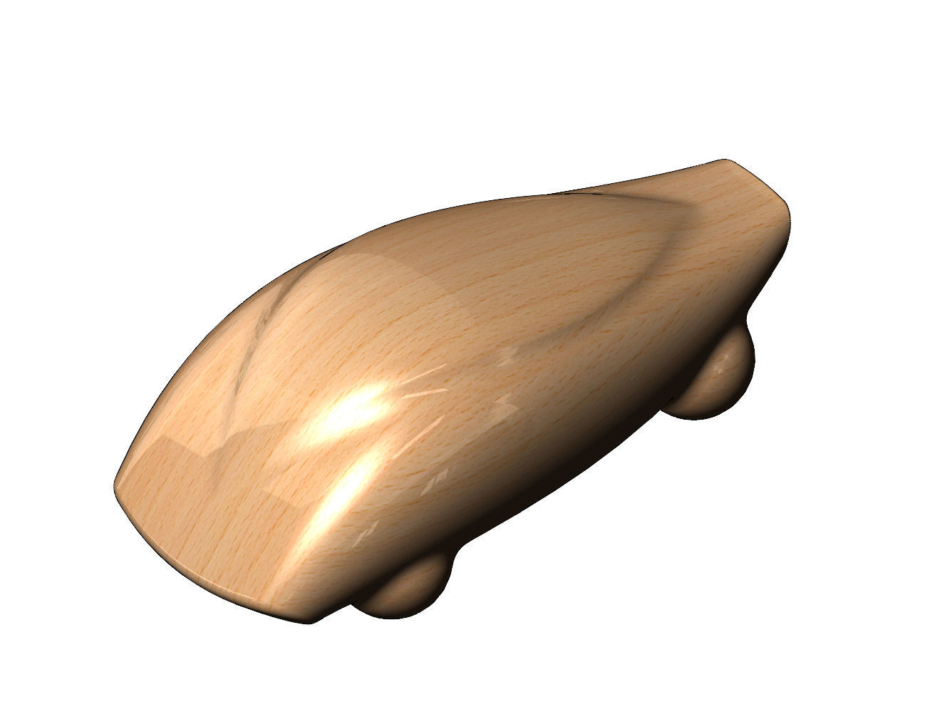 Miniature vehicle automotive speed sculpture N011 3D print model_10