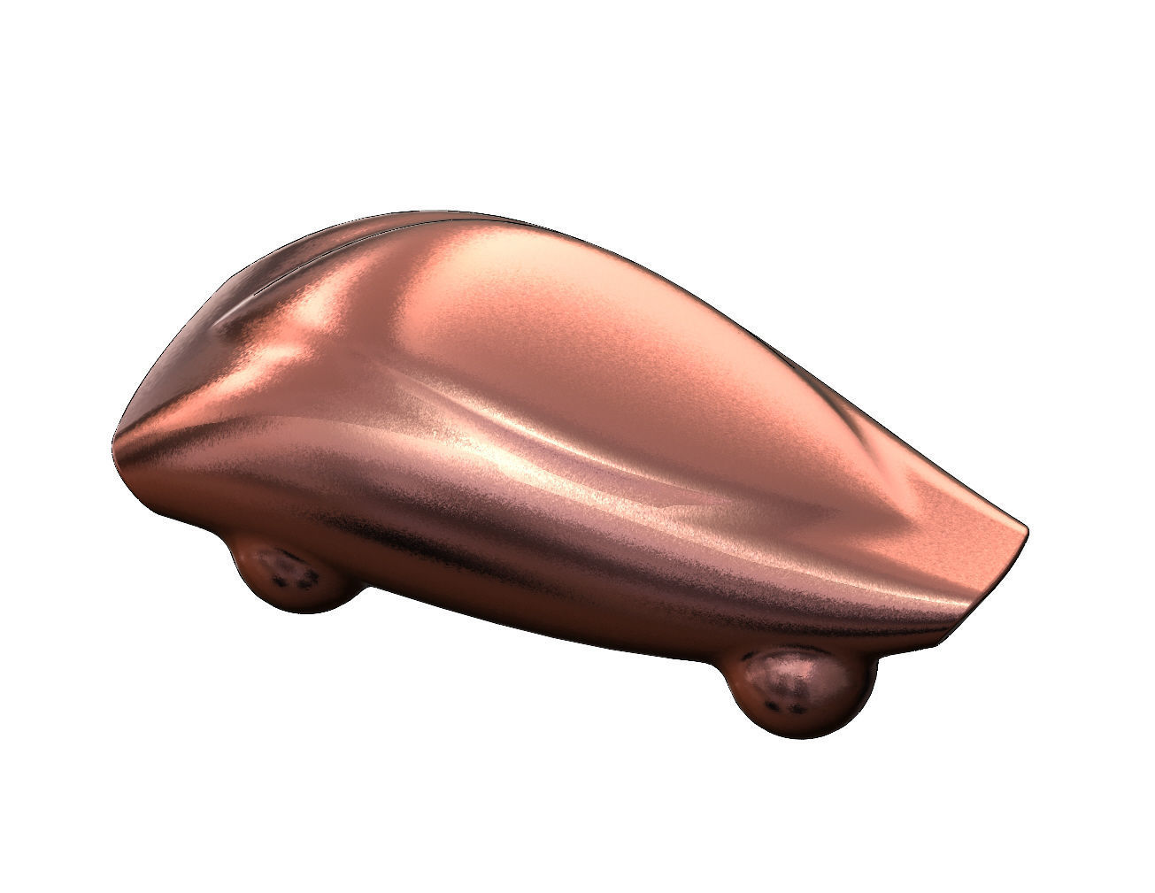 Miniature vehicle automotive speed sculpture N011 3D print model_16