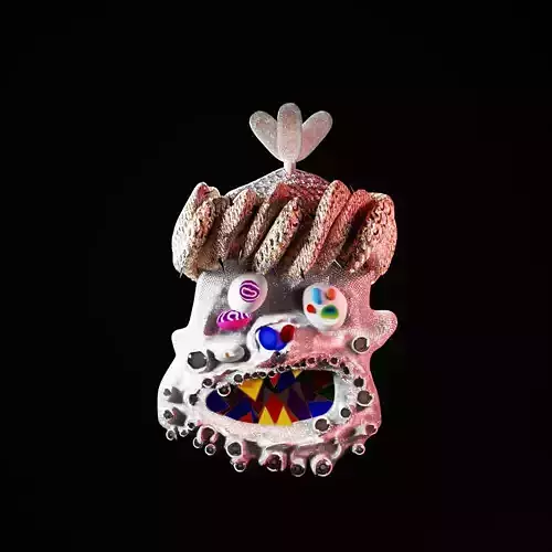 Travis Scott Utopia Jesus Pendant Chain Iced Out