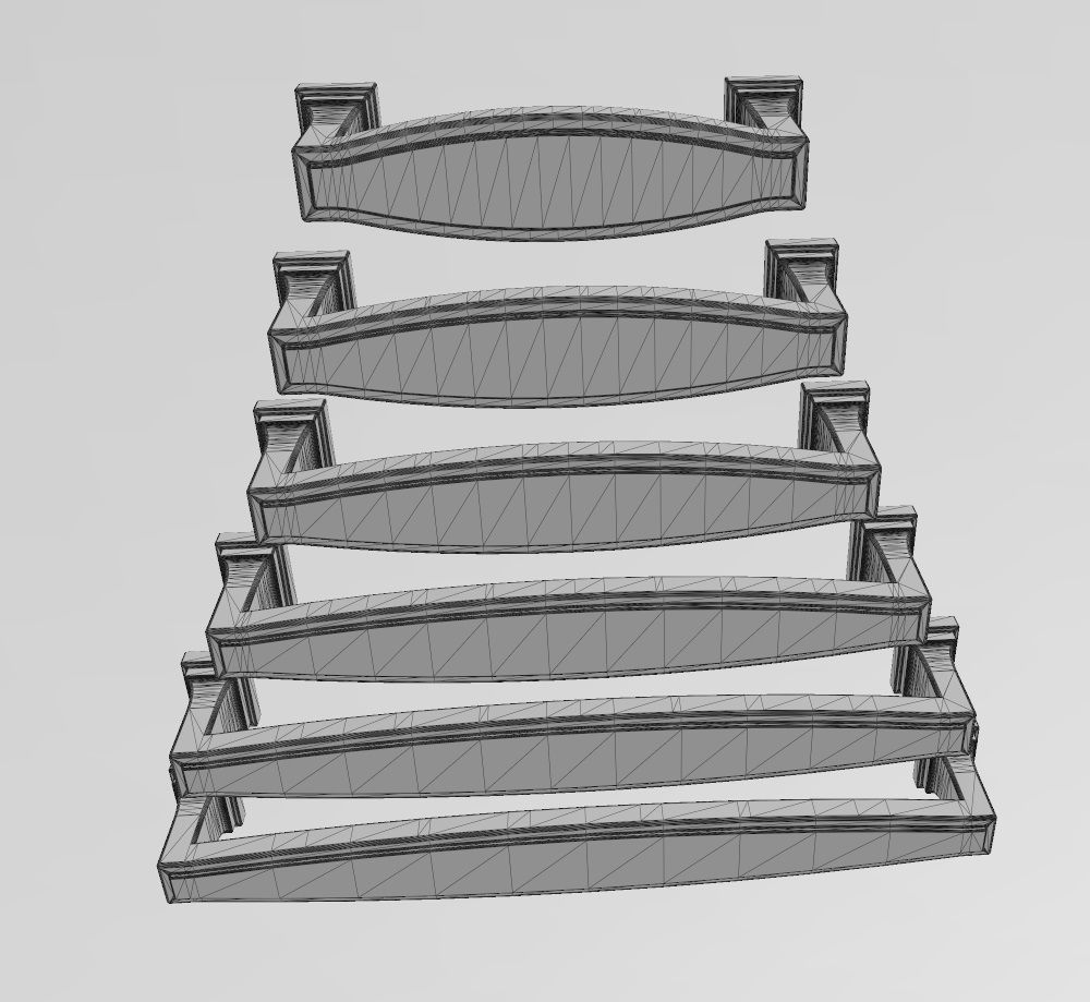 Cabinet drawer handle and pull N016 3D print model_13