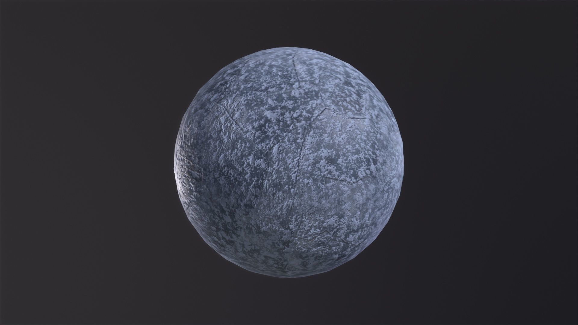 Ice Planet 3D Model Low-poly 3D model_6