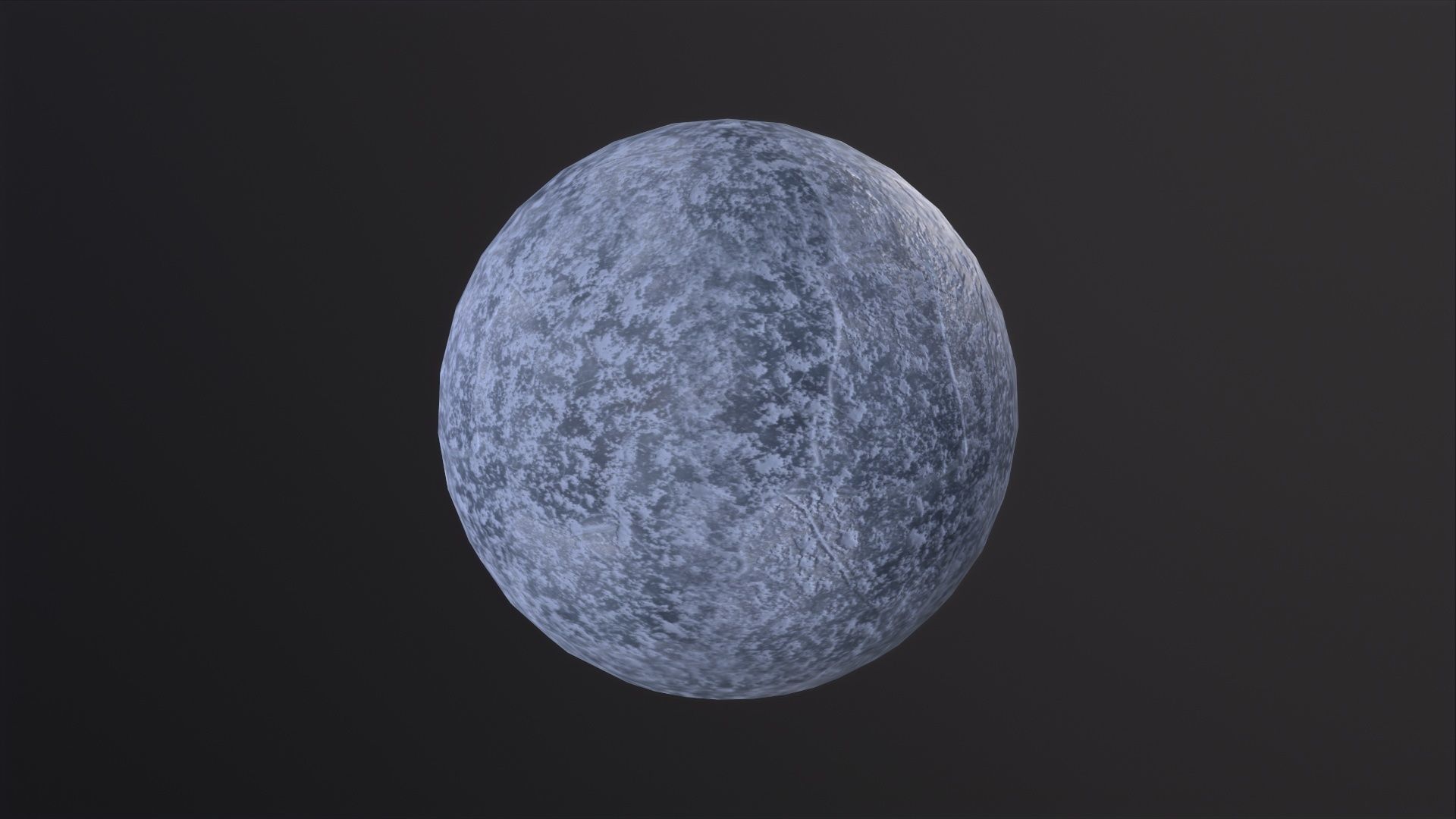 Ice Planet 3D Model Low-poly 3D model_5