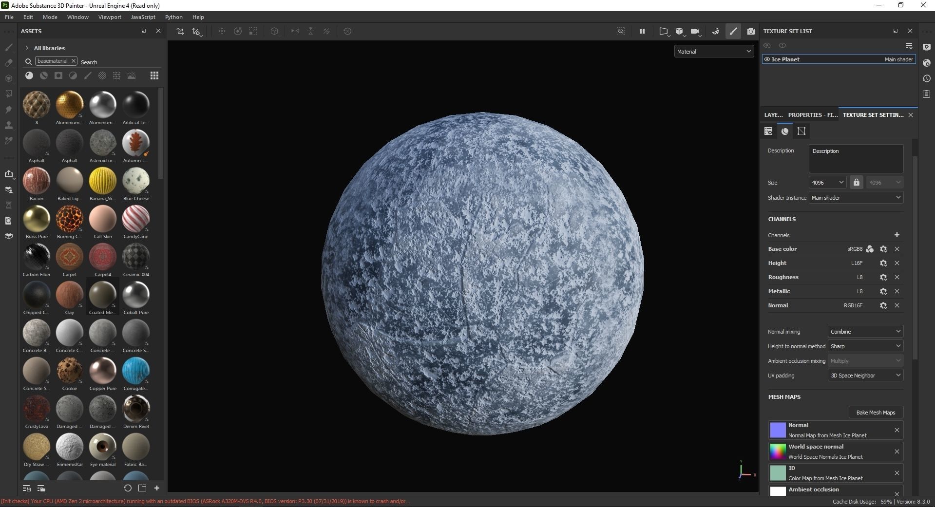 Ice Planet 3D Model Low-poly 3D model_7