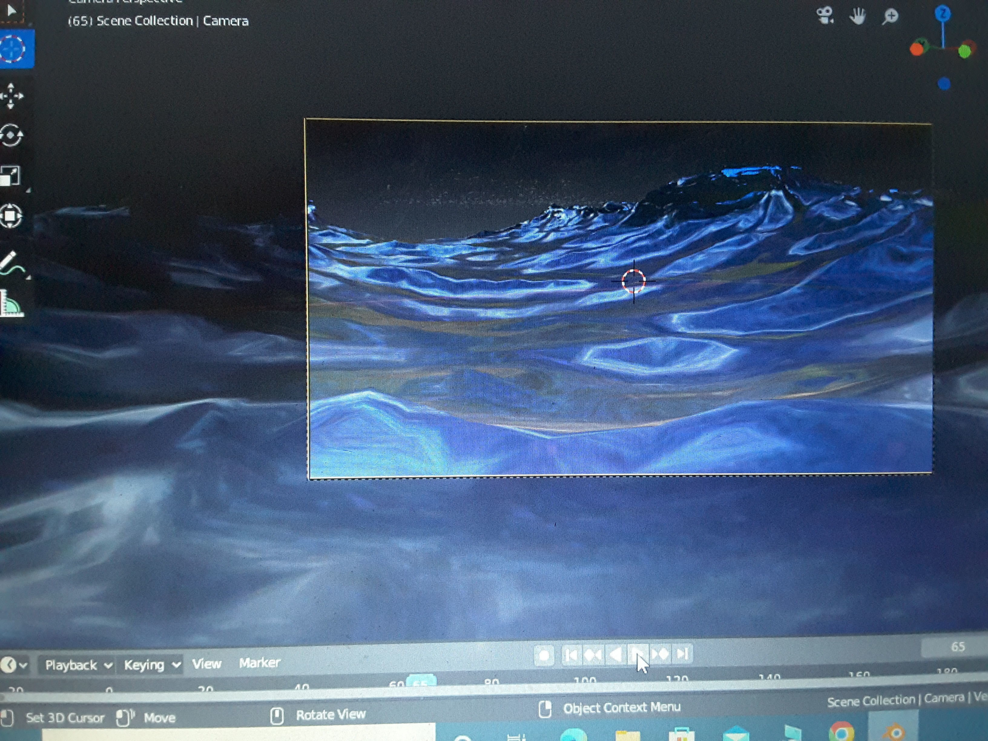 SEA MODUL FOR GAMES AND ANIMATIONS Low-poly 3D model_4