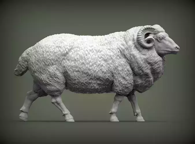 walking ram 3D print model
