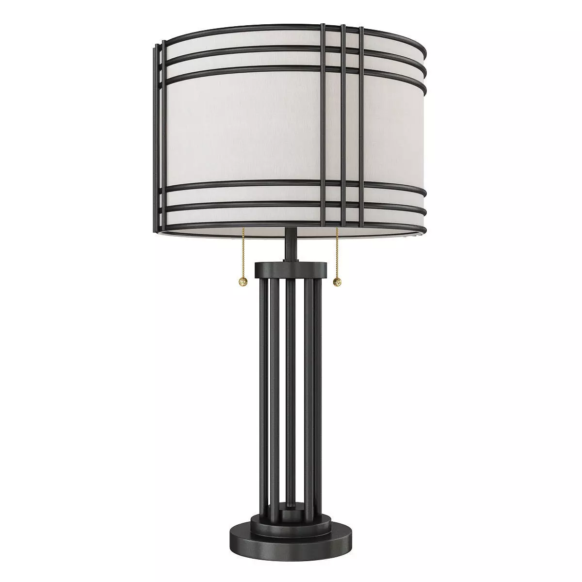 Hanswell Metal Table Lamp Low-poly 3D model