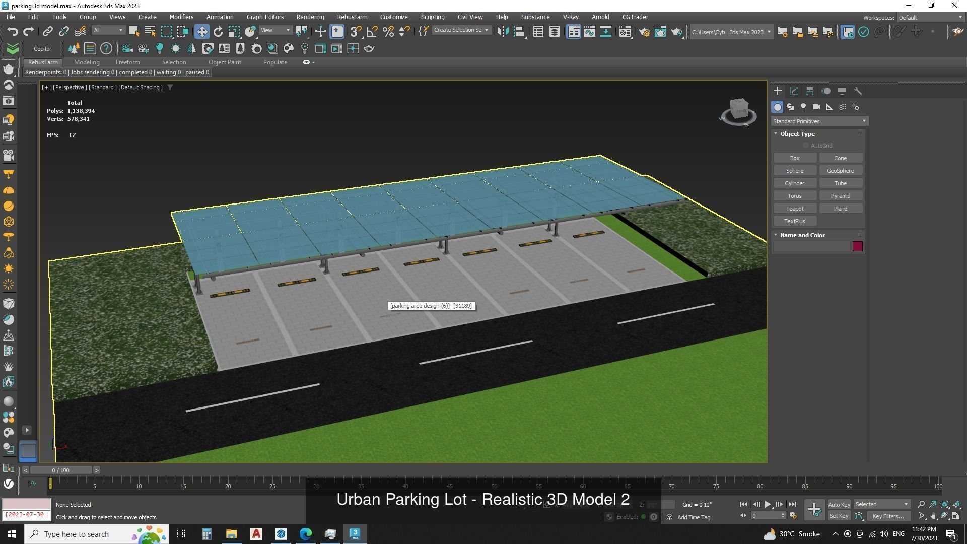 Parking Lot 3D model Collection _2