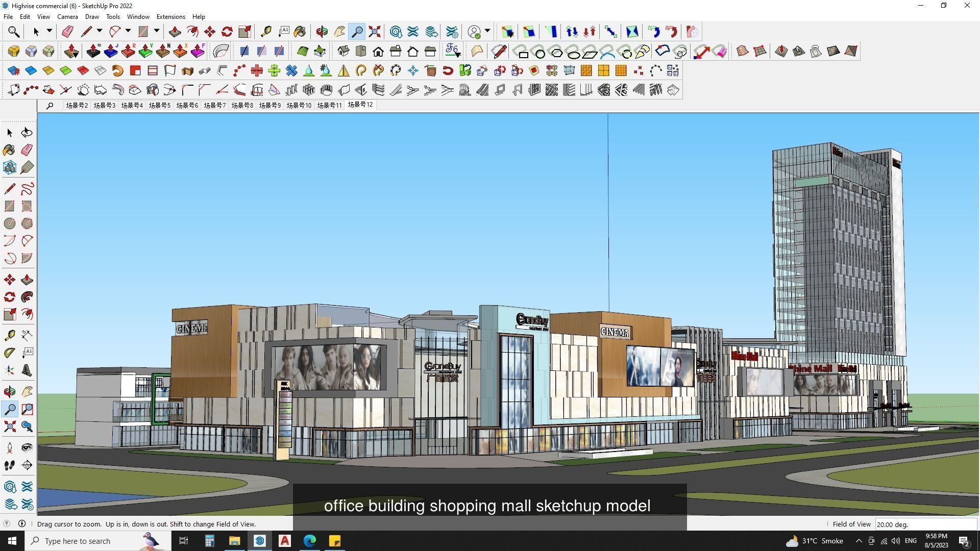 Shopping Mall 3d model collection  _3