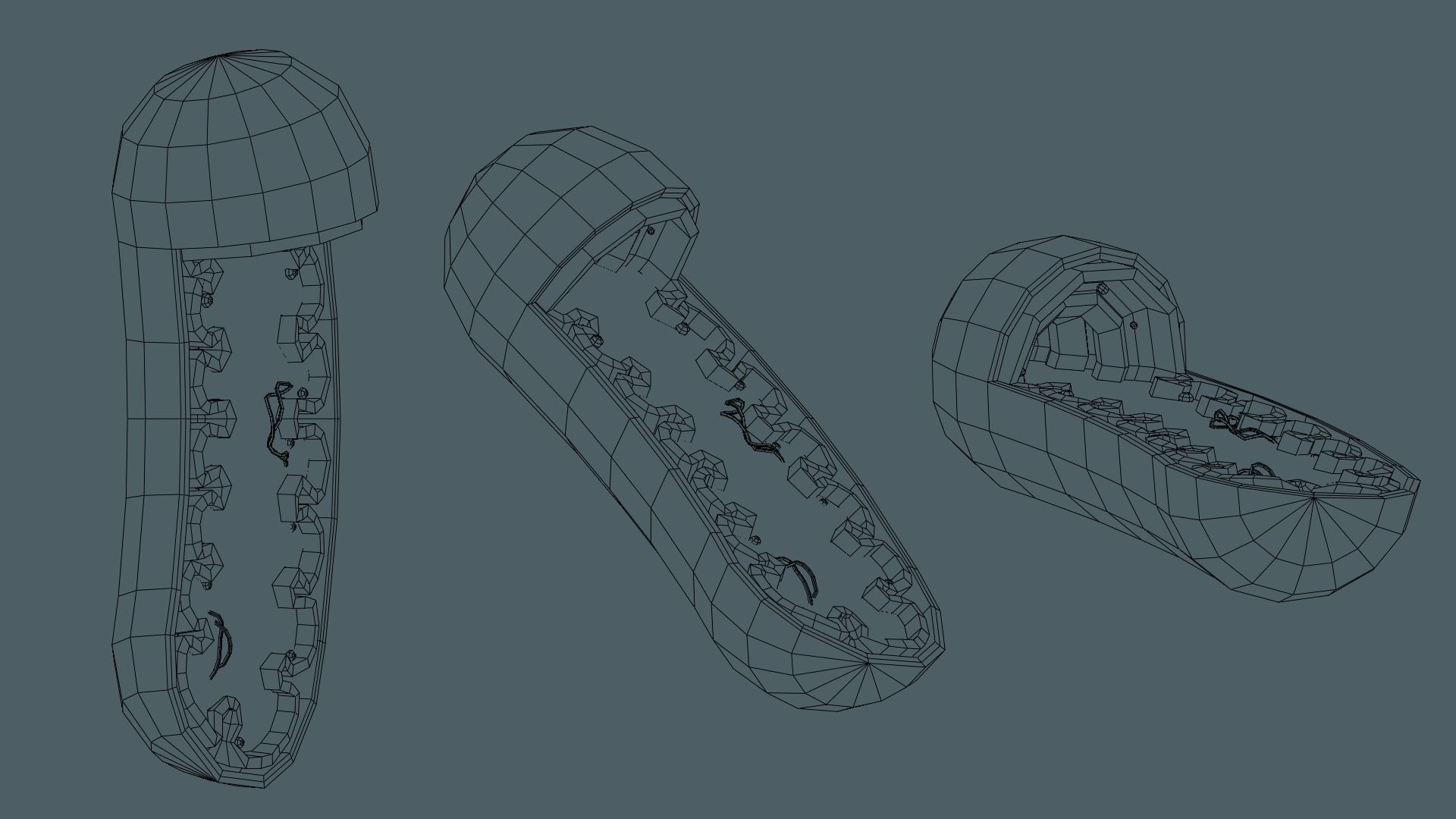 MITOCHONDRIA Low-poly 3D model_4