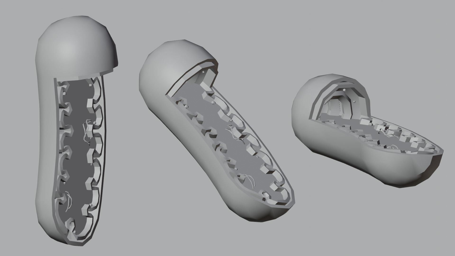 MITOCHONDRIA Low-poly 3D model_8