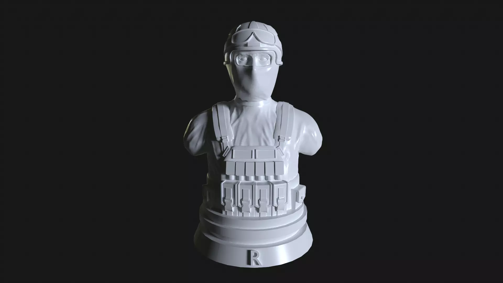 Soldier Rocket 3D print model