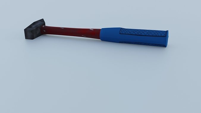 Low Poly Hammer Low-poly 3D model