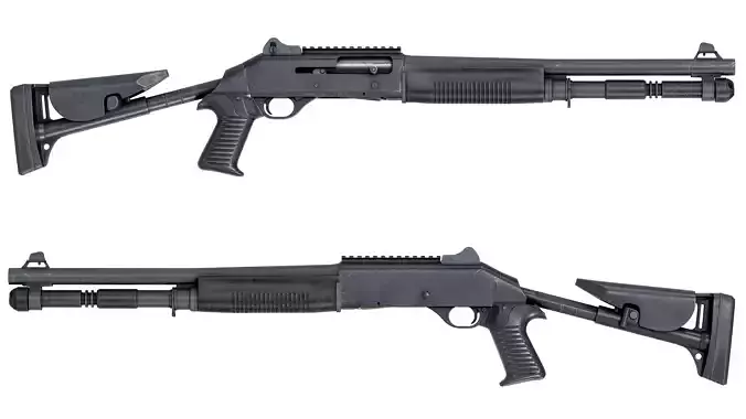 Bnelli m4 Low-poly 3D model