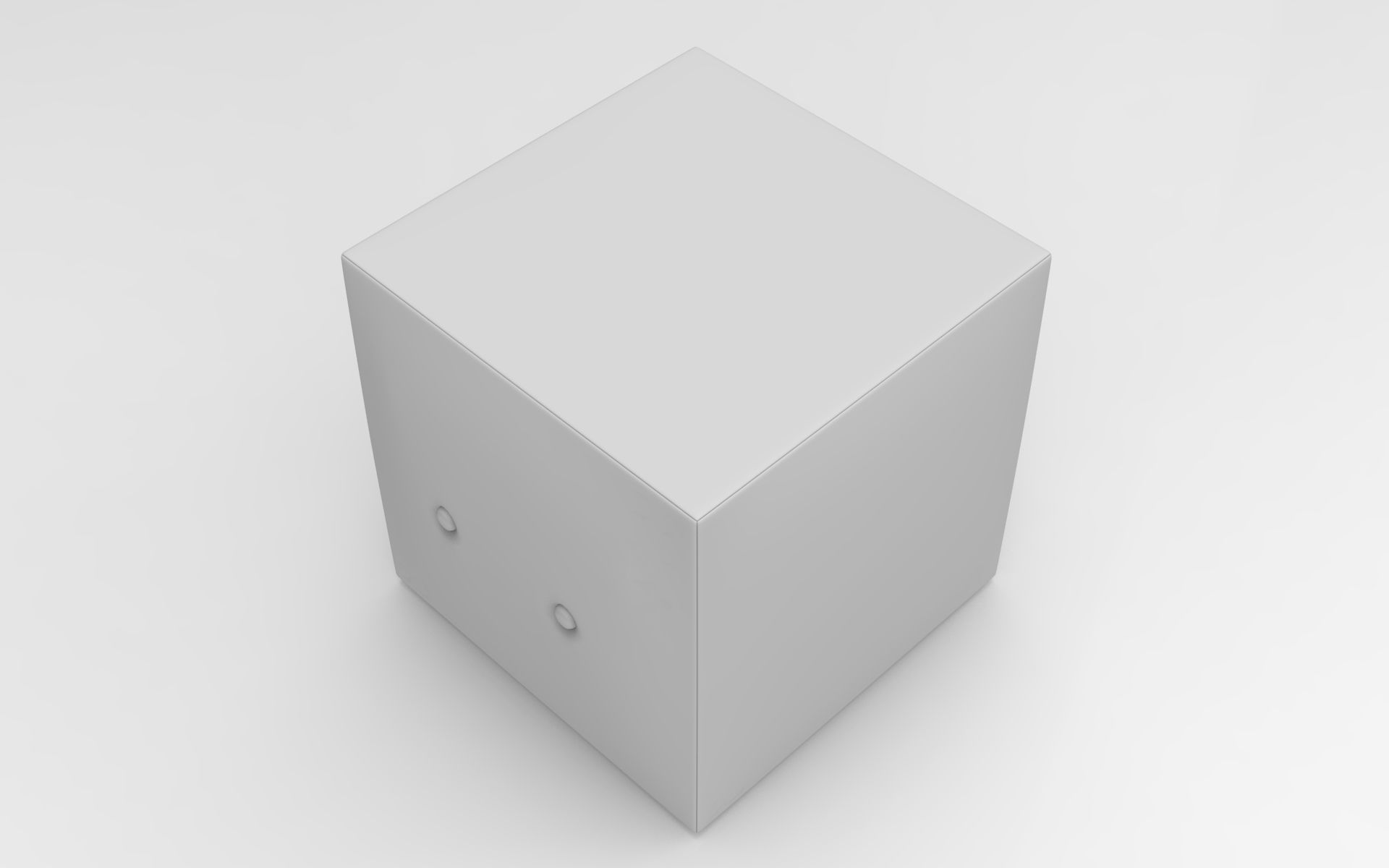 Cubes Pouf Low-poly 3D model_8