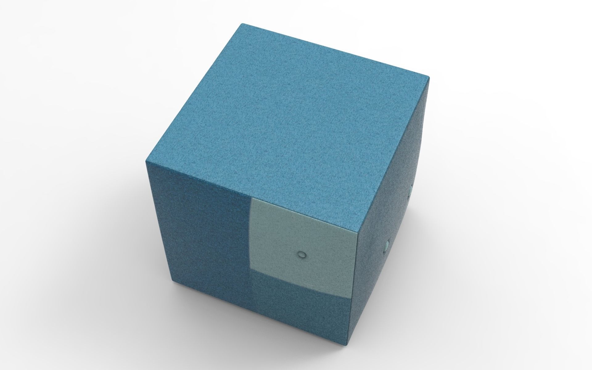 Cubes Pouf Low-poly 3D model_2