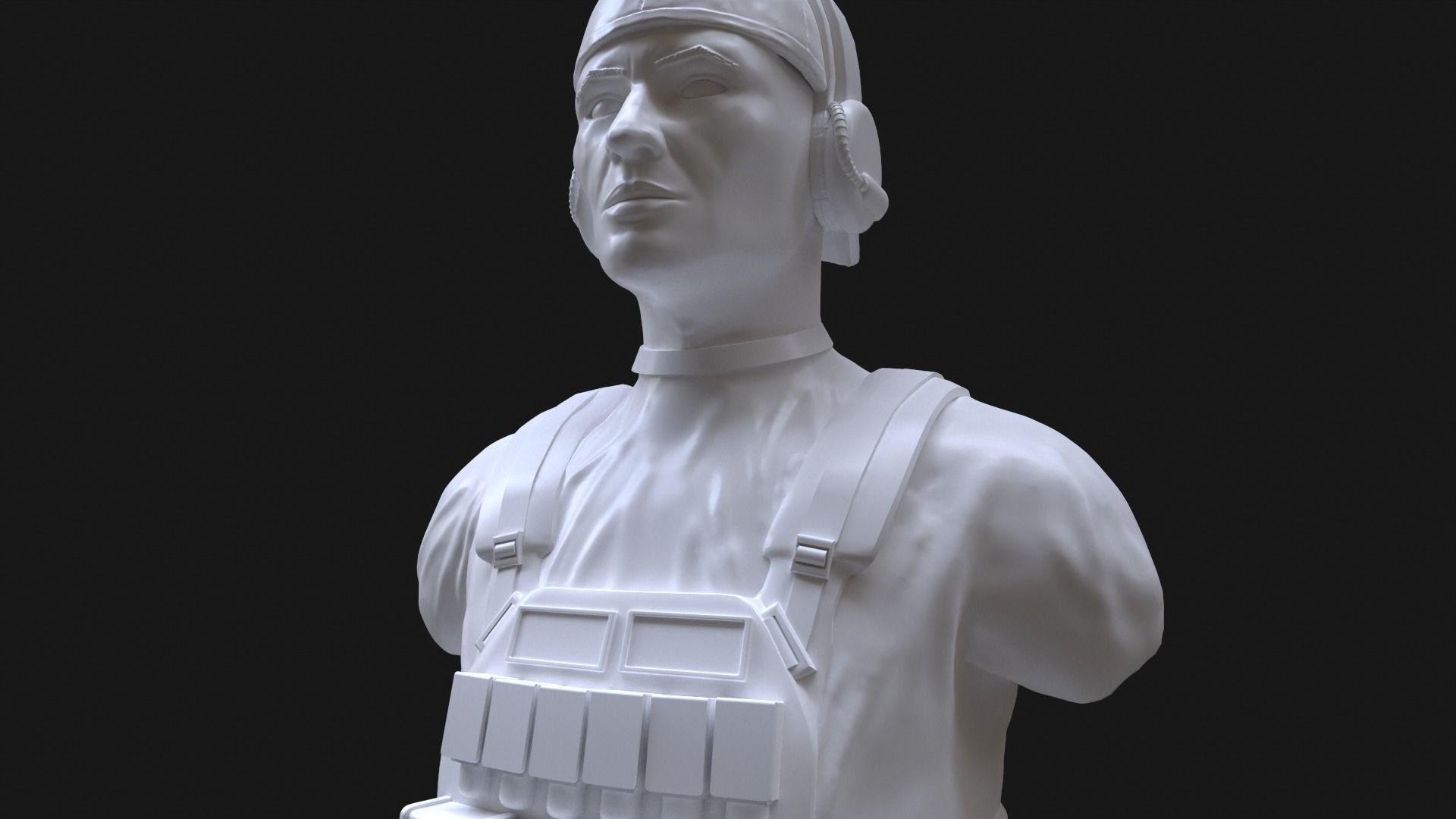 Sniper Soldier 3D print model_30