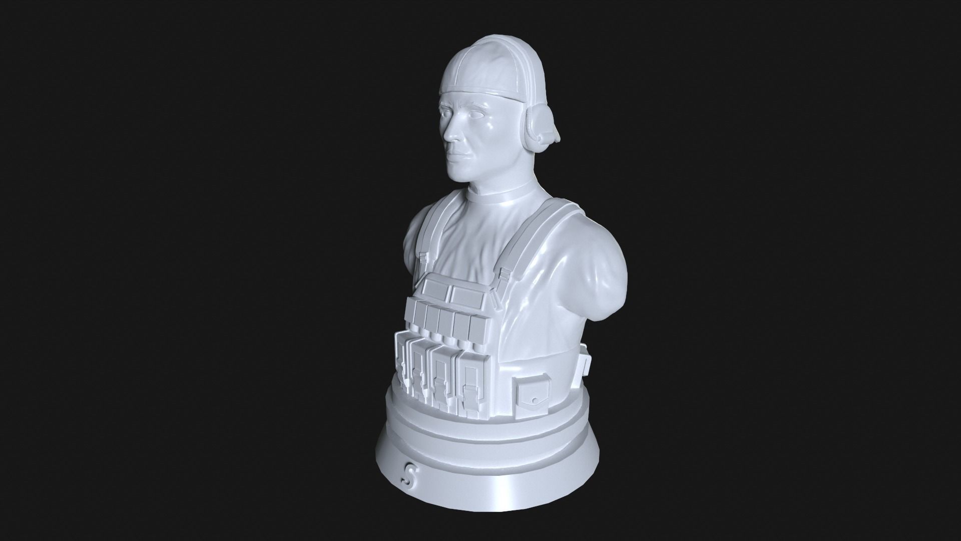 Sniper Soldier 3D print model_3