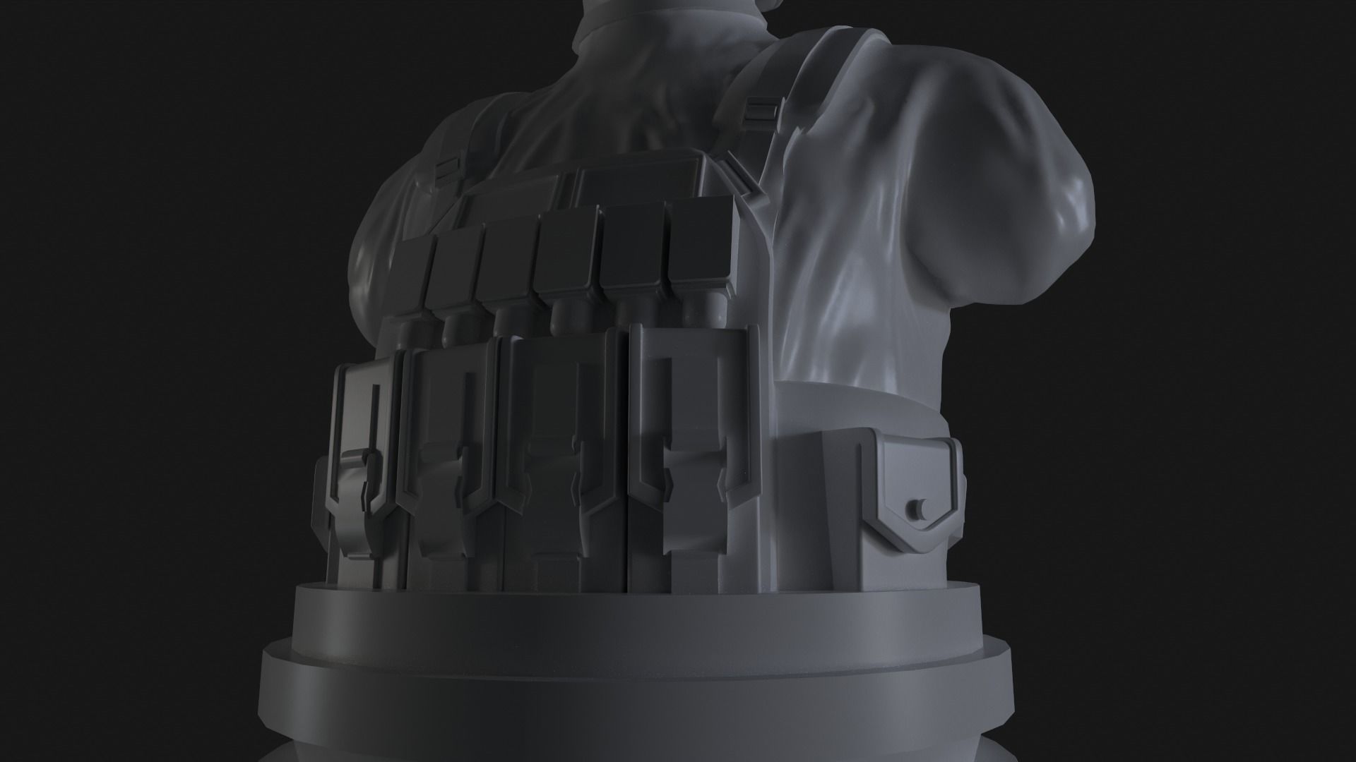 Sniper Soldier 3D print model_33