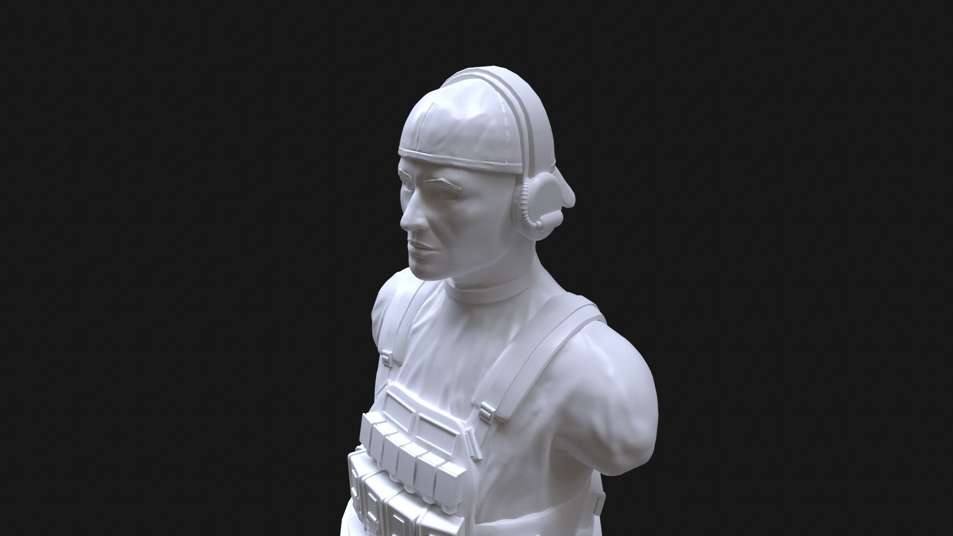 Sniper Soldier 3D print model_24