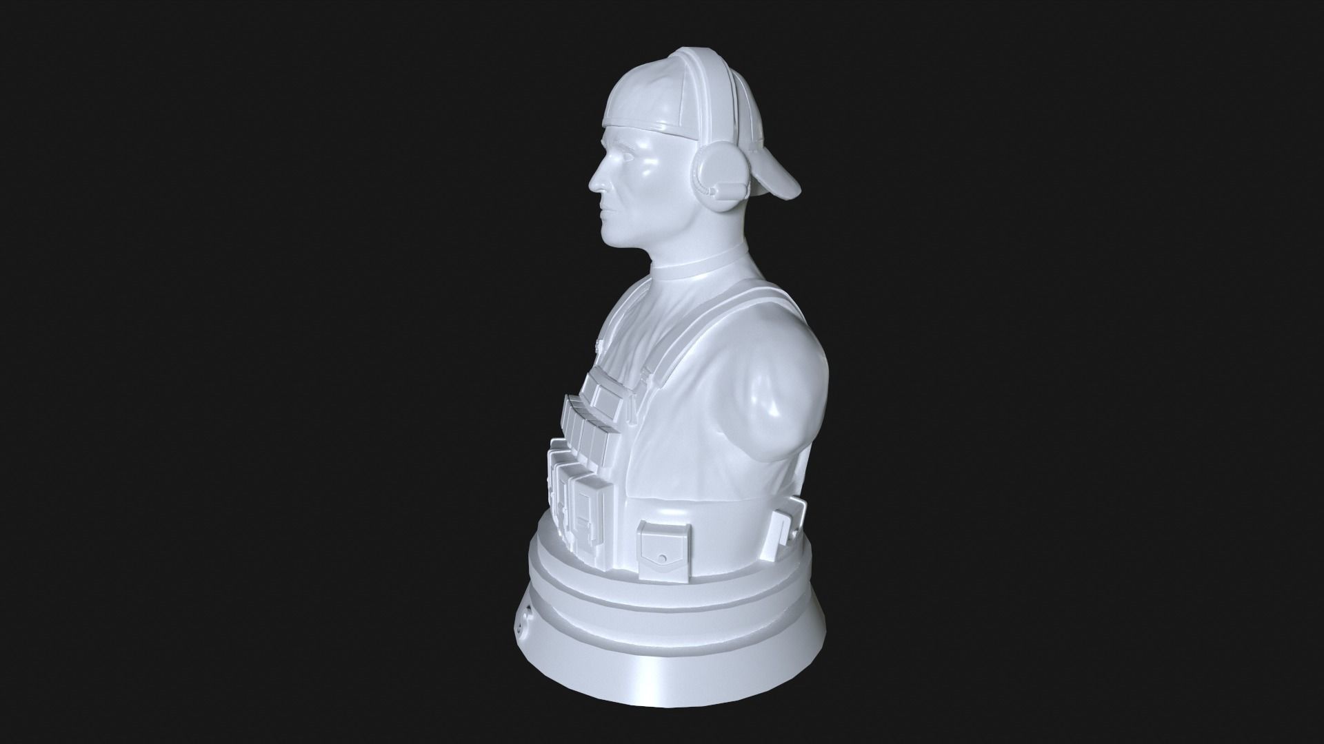 Sniper Soldier 3D print model_5