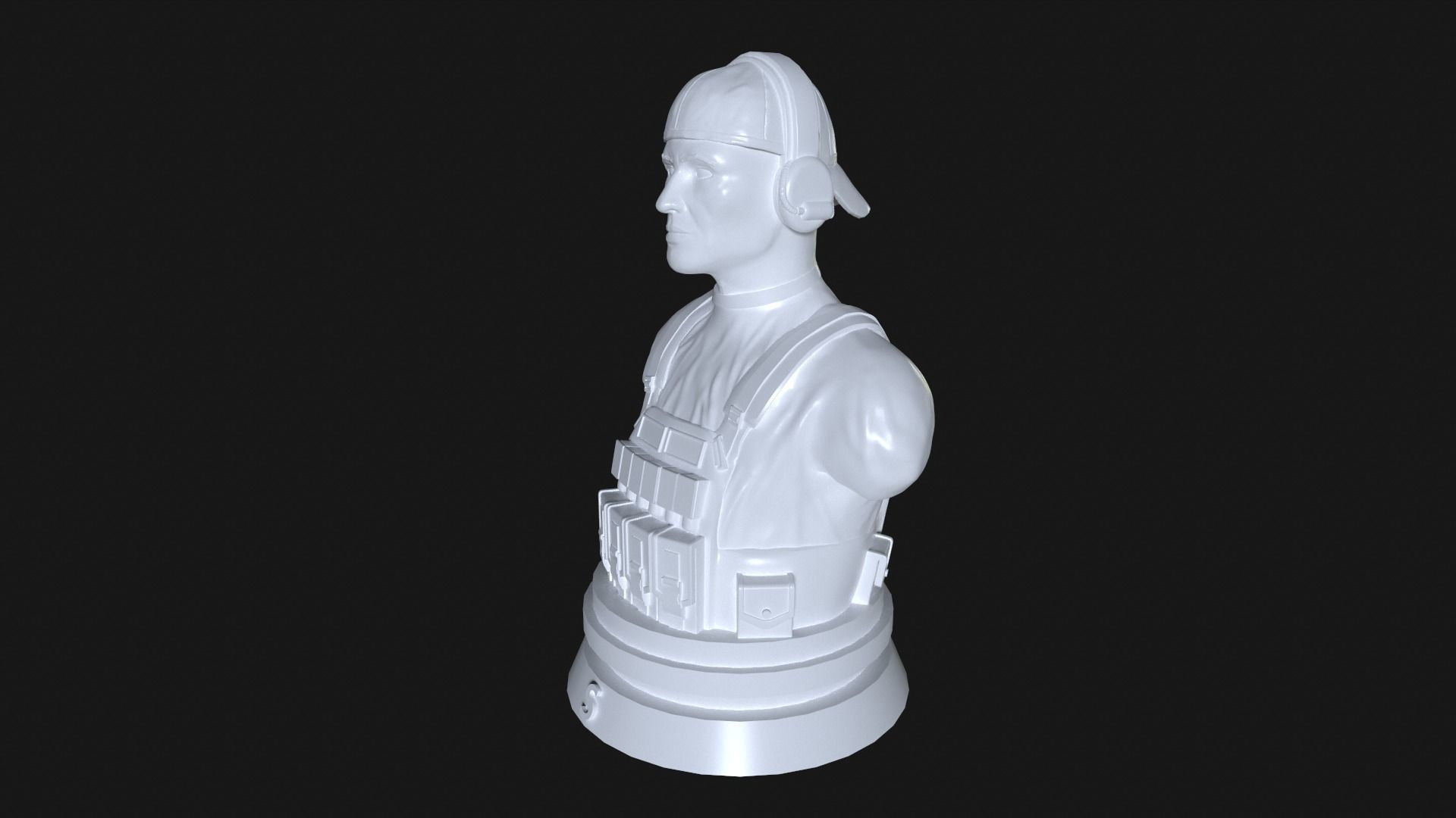 Sniper Soldier 3D print model_4