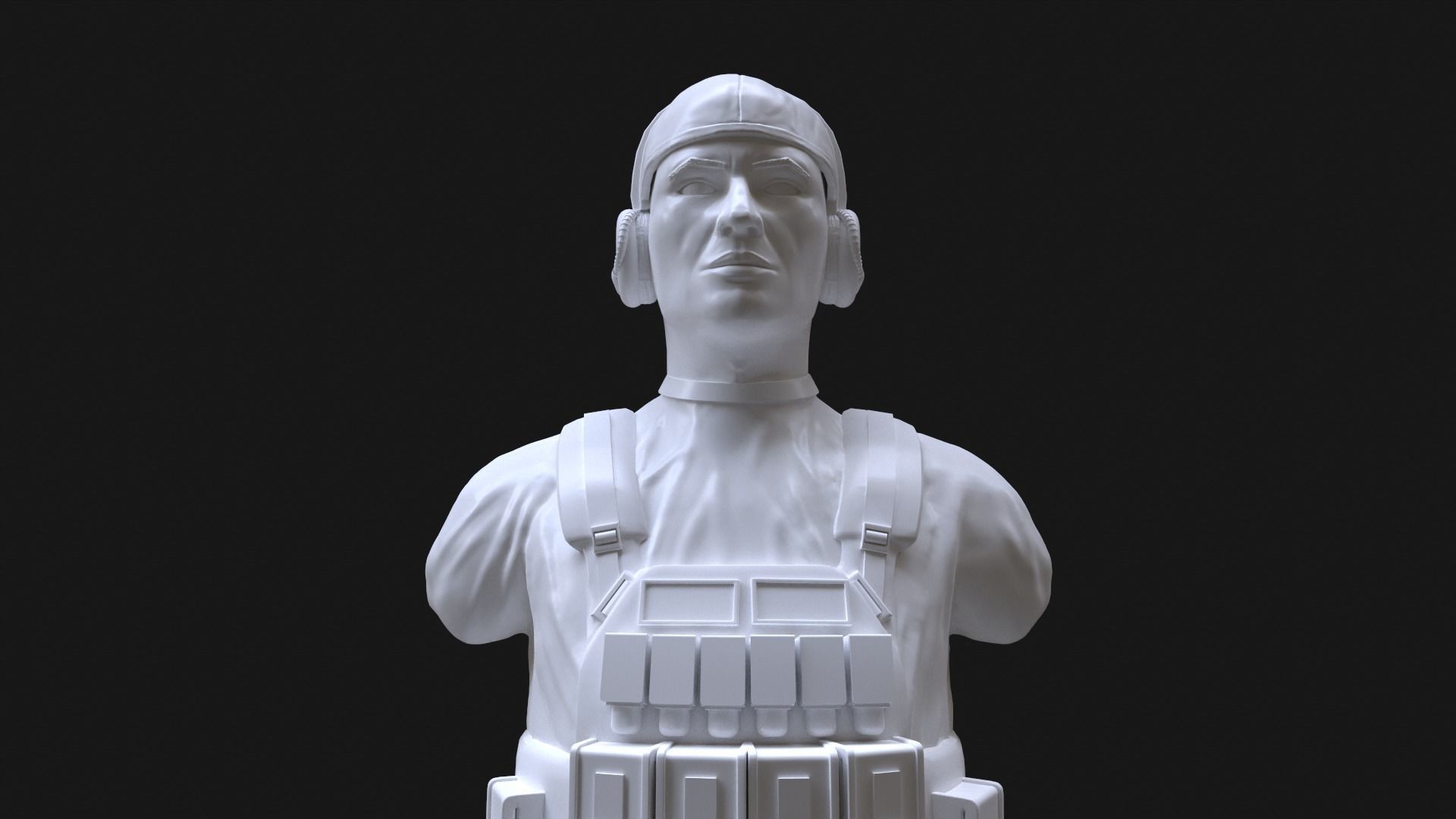 Sniper Soldier 3D print model_22