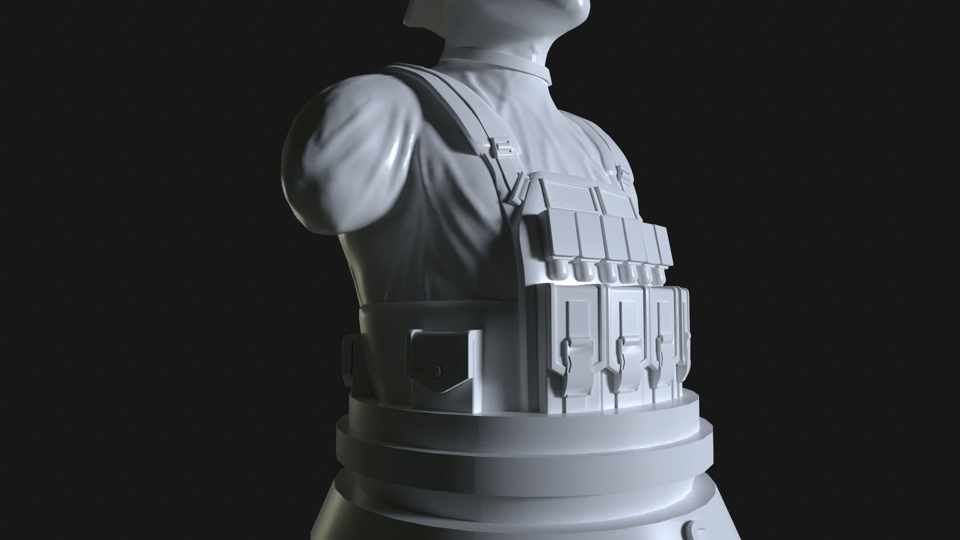 Sniper Soldier 3D print model_10