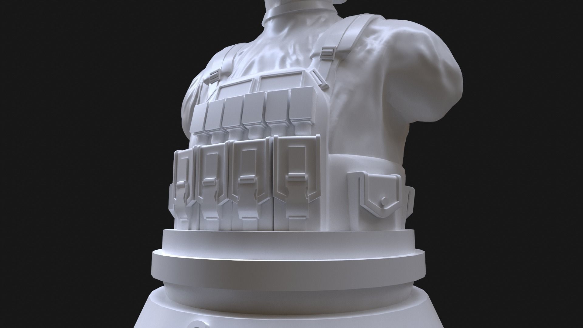 Sniper Soldier 3D print model_20