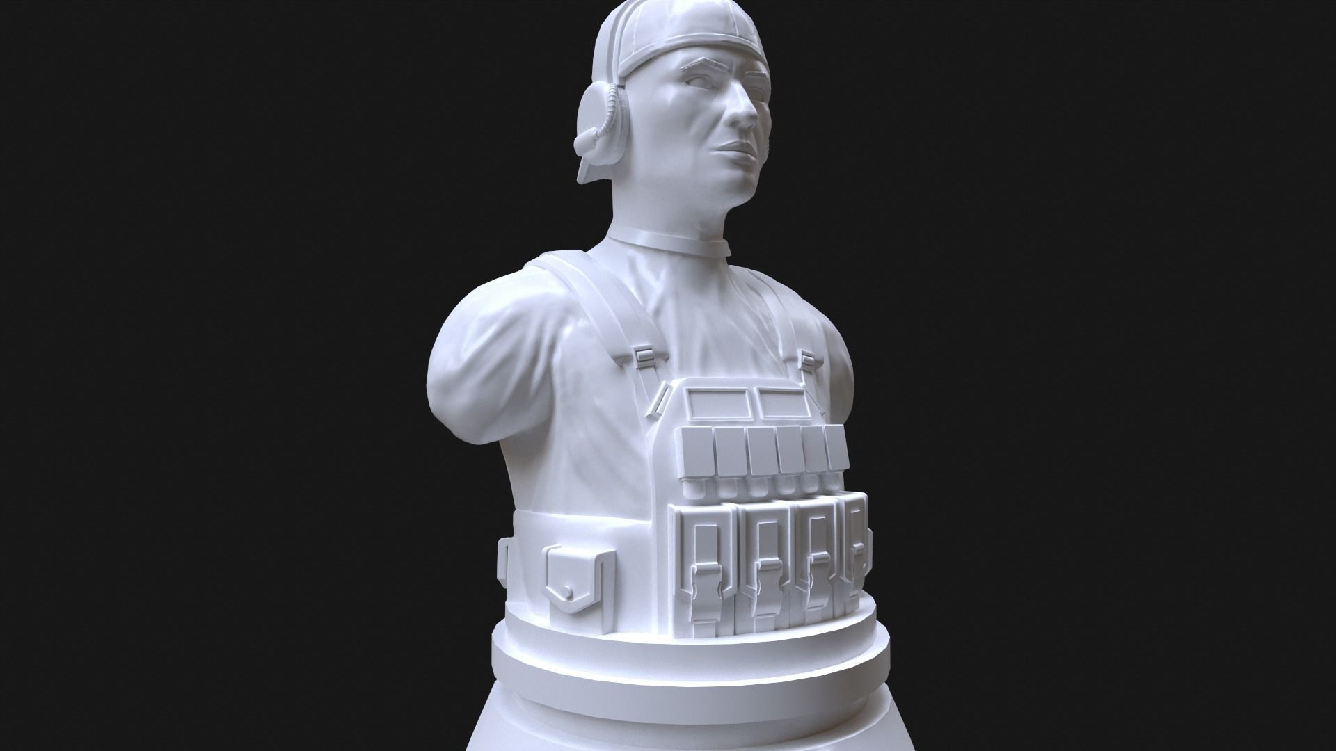 Sniper Soldier 3D print model_14