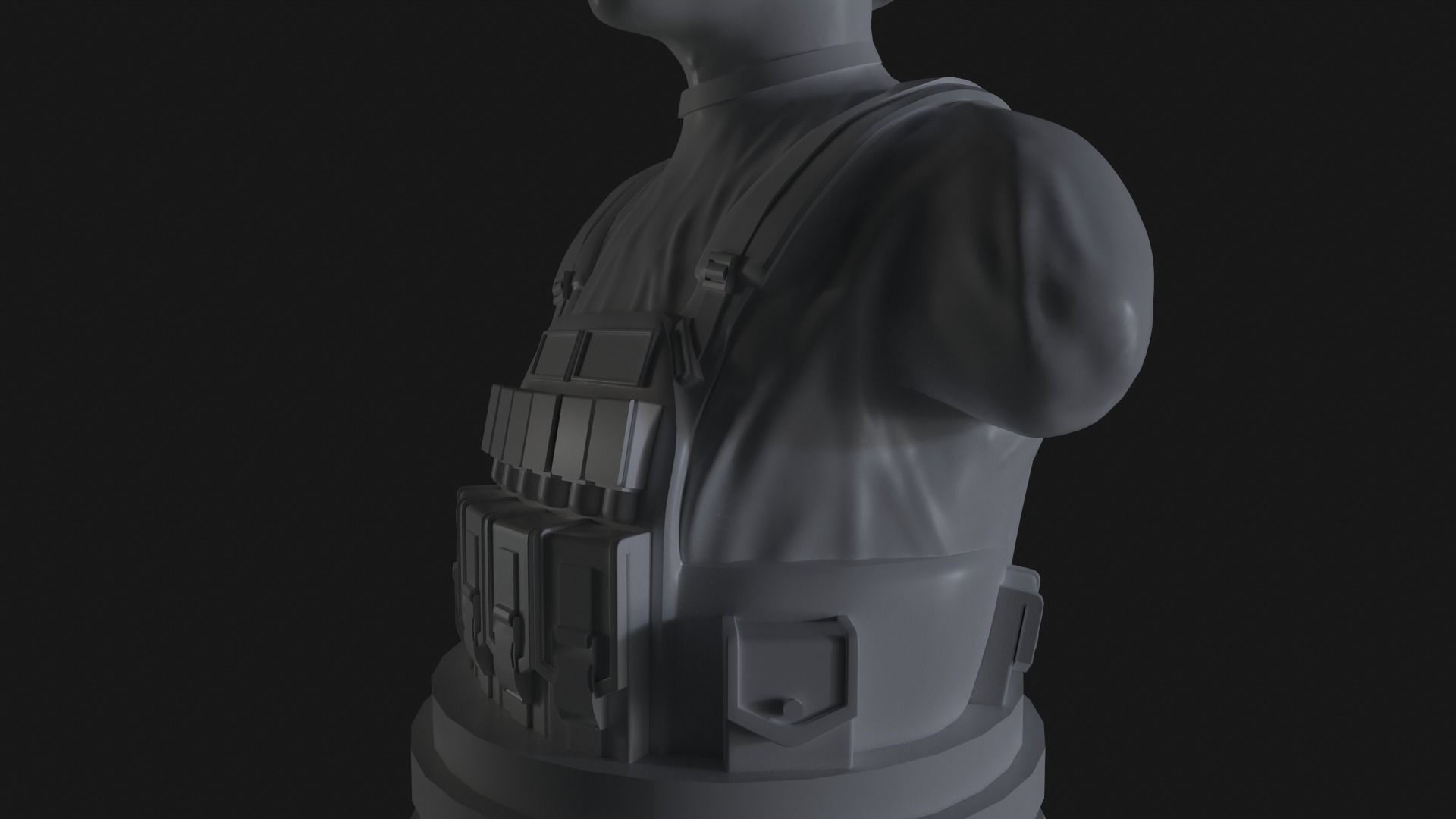 Sniper Soldier 3D print model_36